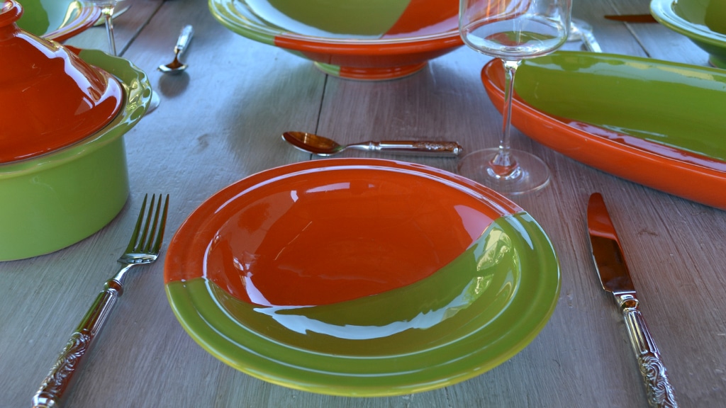 Collection Kerouan vert/orange